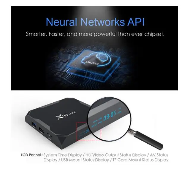X96 MAX Plus S905X3 8k Android 9 0 ТВ бокс опционально 2 4G и 5GDual Wifi 1000M lan порт bluetooth mx3 Голосовая