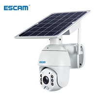 escam qf480 4g solar ip ptz cameras starlight full color ir vision p2p 4g sim card ir vision camera cloud storage camera