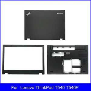 new laptop lcd back cover for lenovo thinkpad t540 t540p w540 w541 low resolution screen front bezel bottom case a b d cover free global shipping