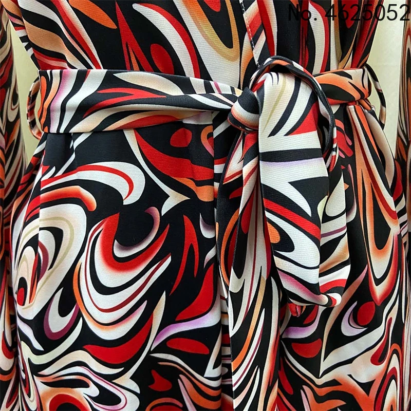 Африканский комбинезон с принтом Дашики Модный женский длинным рукавом из