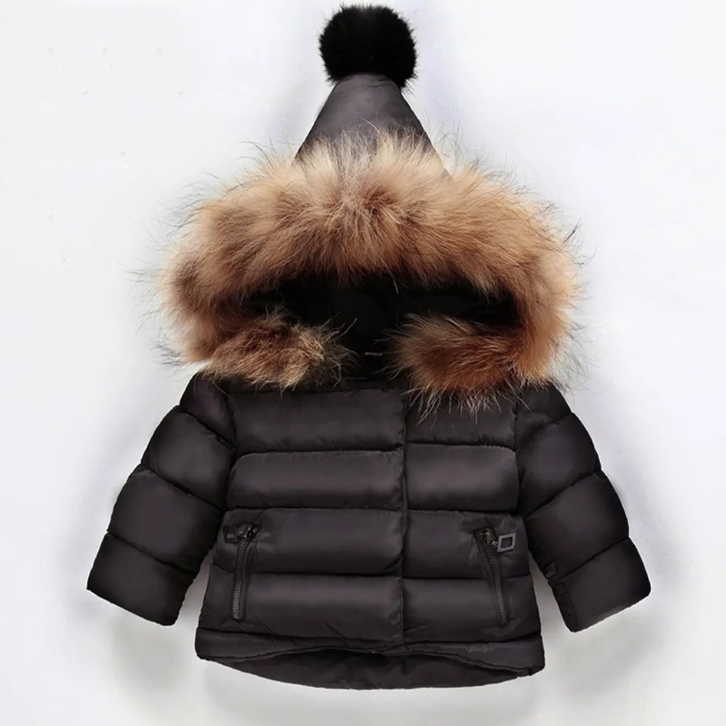 

Kids Parka Down Baby Girls Jacket Winter Jacket For Girls Coat Warm Hooded Outerwear Coat Girls Parkas Clothes Children Jacket