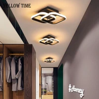 modern led ceiling lamp blackwhite small ceiling light for living room bedroom corridor light balcony lights aisle luminaires