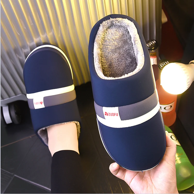 Женские зимние ботильоны унисекс мужские теплые кожаные водонепроницаемые