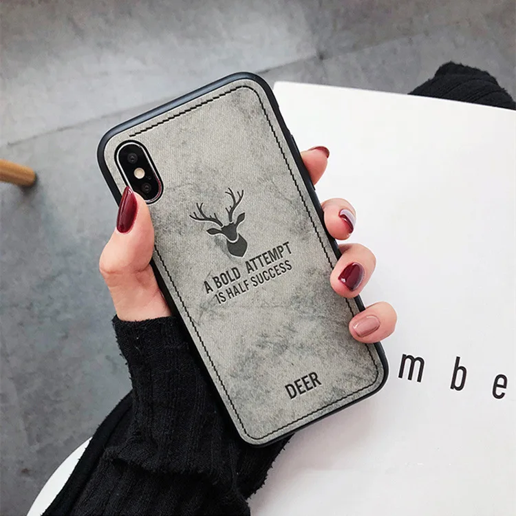 Олень чехол для Vivo Y93 Y91C Y91 Y95 Y97 Y3 Y17 Y83 Y85 Y81 Y81S Y79 Y75 Y71 Y67 Y66 Y65 V11 V11i V15 Pro S1 Z3i Z5X V5 V9 - Цвет: grey deer