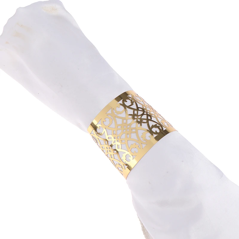 50 шт. бумажные кольца для салфеток с лазерной резкой | Дом и сад