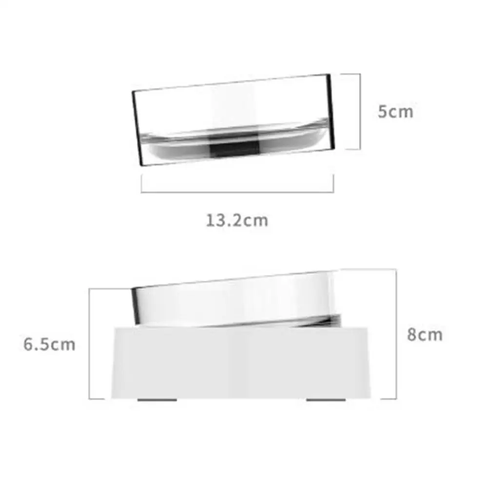 ПЭТ шестиугольная наклонная миска кормушка с нескользящей базой для кошек