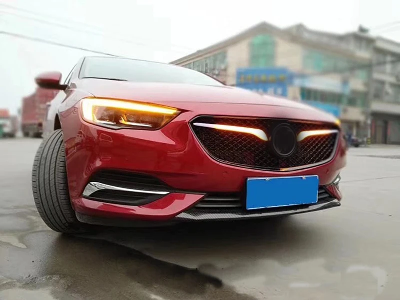 ABS передний бампер автомобиля решетка для Buick Regal 2017 2018 2019 новые светодиодные
