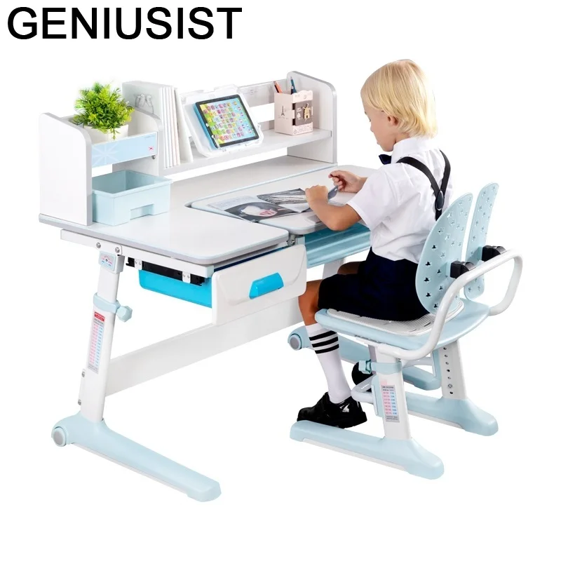 

Bambini Escritorio Infantil Children Silla Y Mesa Infantiles Toddler Pour Adjustable for Kinder Bureau Enfant Study Kids Table