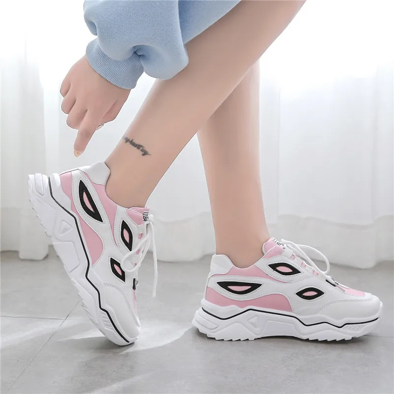 Новинка 2020 года Кроссовки на толстой подошве Спортивная обувь Сезон весна лето