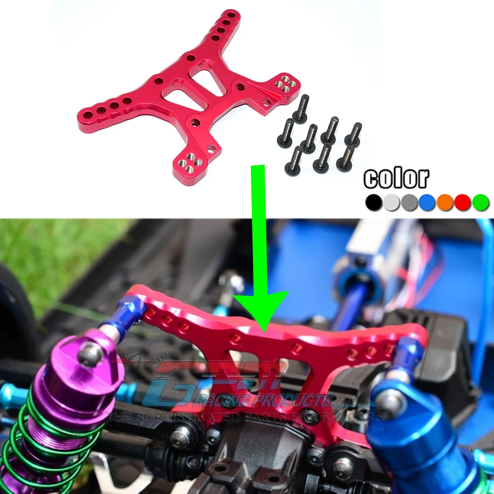

1/7 XO-1 64077-3 RC Flat sports car Upgrade Accessories Metal aluminum alloy Front shock absorber and car shell mount
