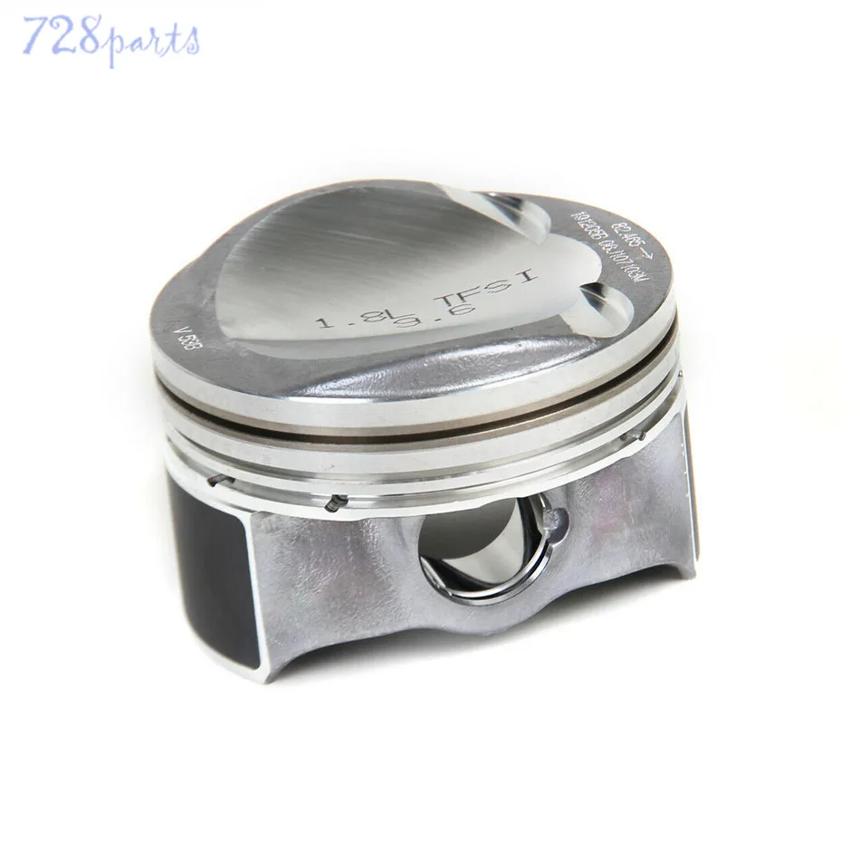 Комплект поршней и колец в сборе шатунов подходит для VW Passat CC Audi A3 A5 A4 A8 1.8T CABA CABB BZB