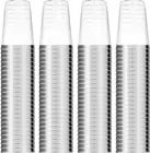 Стаканчики пластиковые серебристые, 10 унций, элегантные одноразовые стаканчики для свадебвечерние, 25 шт.