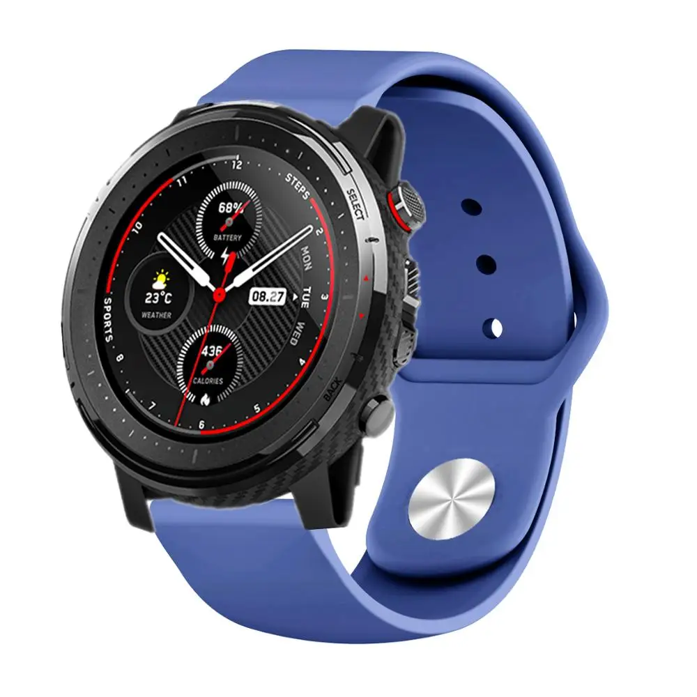 Браслет для Huami Amazfit Stratos 3& Stratos 2& Stratos Смарт-часы для Xiaomi Amazfit GTR GTS BIP Браслет спортивный ремешок