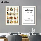 Настенные художественные постеры на холсте с рисунком вина, рома, виски, саке, бренди, Джина, живопись на холсте, настенное художественное украшение для бара, кухни, ресторана