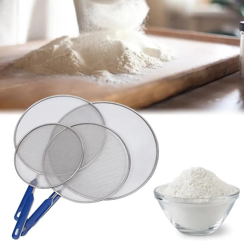 Нержавеющая сталь разбрызгиватель экран с ABS ручкой 11 дюймов Анти смазка брызг