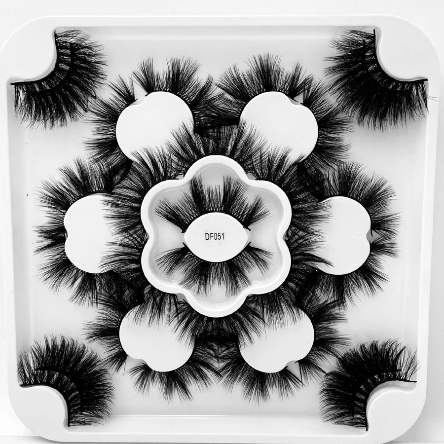 Рисунок 4 - Ручной работы толстый ресницы серо-коричневого