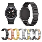 Для Samsung galaxy watch 3 45 мм ремешок из нержавеющей стали Ремешки для наручных часов высокого качества браслет 22 мм ремешок для часов для galaxy Watch 46 мм