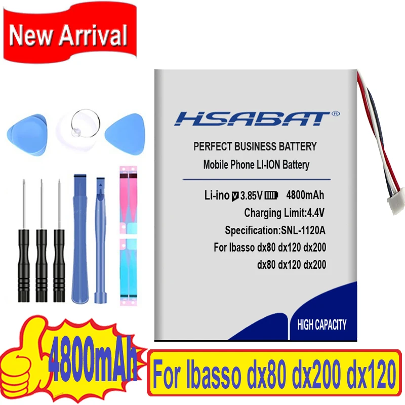 Топ бренд 100% Новый 4800mAh аккумулятор для Ibasso Dx80 x120 dx200 батареи + Бесплатный
