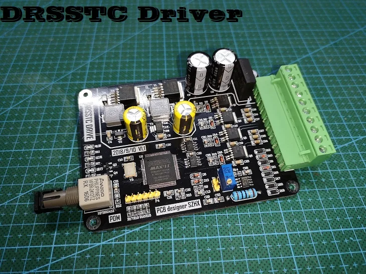 

Tesla Coil DRSSTC Drive Board PDM Power Regulation Dual Totem Finished Board