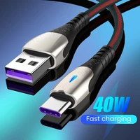 5a 1m usb type c cable micro usb fast charging mobile phone android charger type c data cord for huawei p40 mate 30 xiaomi redmi