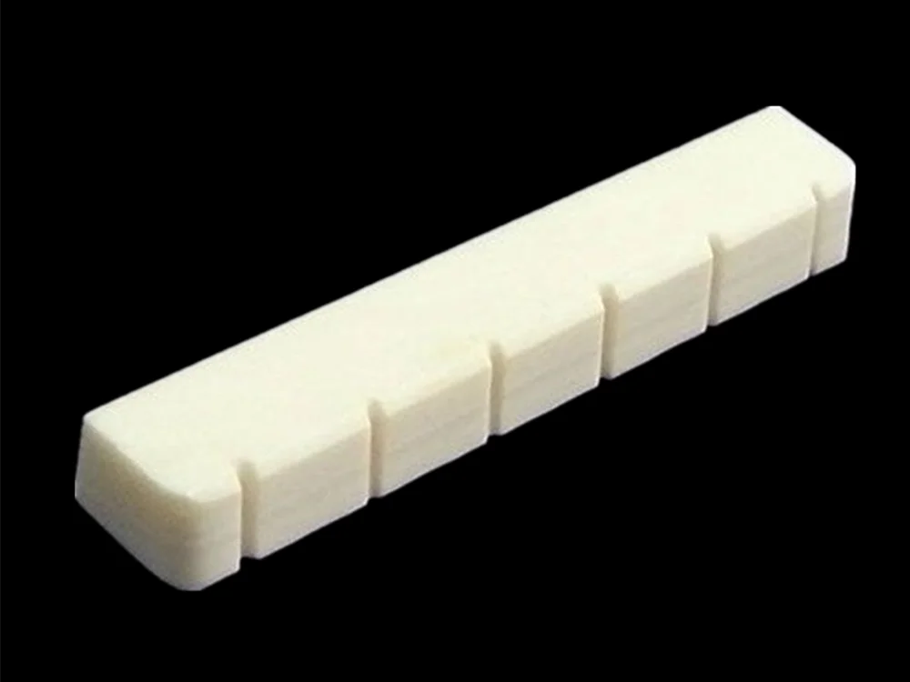 костяной порожек. верхний порожек для электрогитары 43 мм. верхний порожек гитары tooyfull.