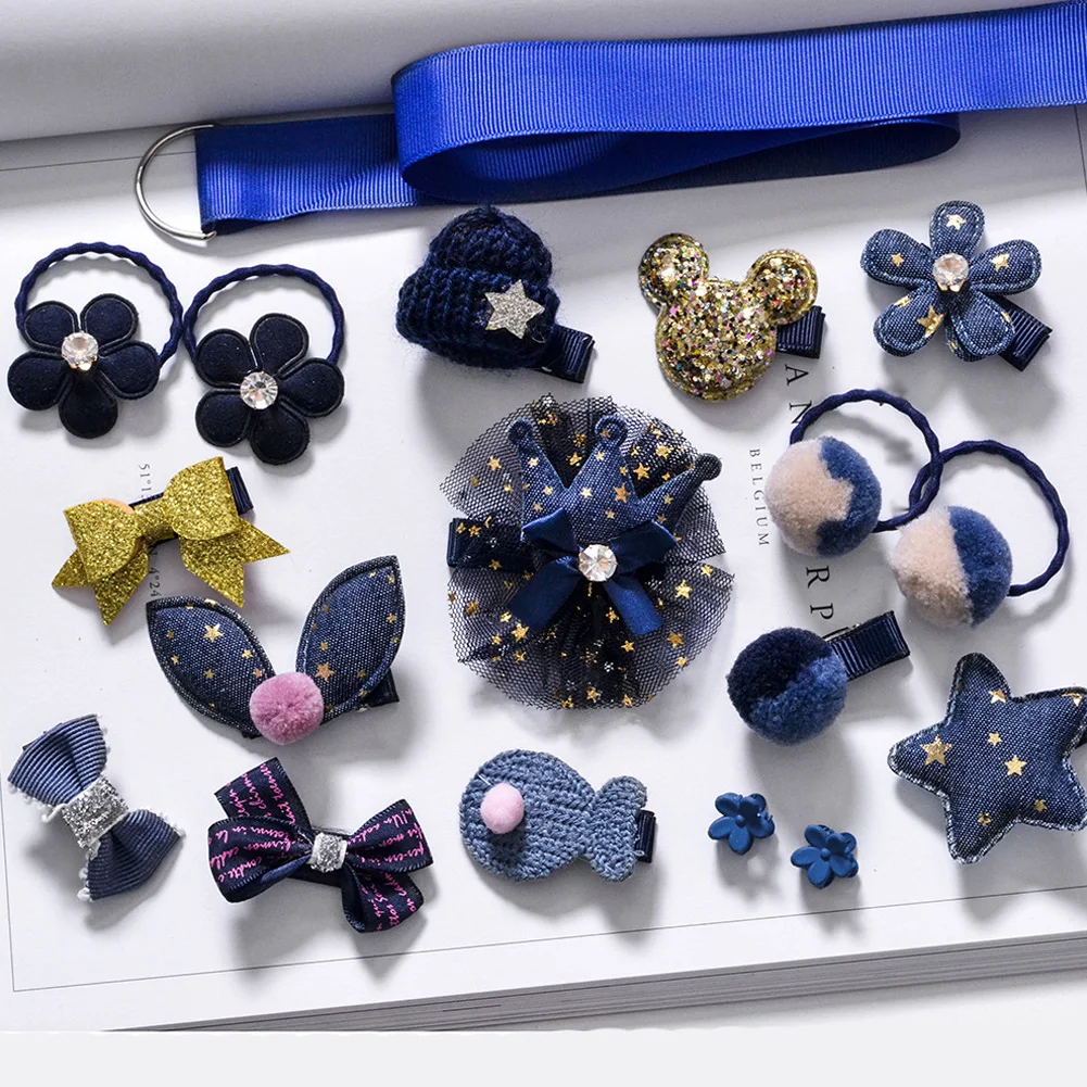 

18 шт., заколки-пряжки для волос для маленьких девочек