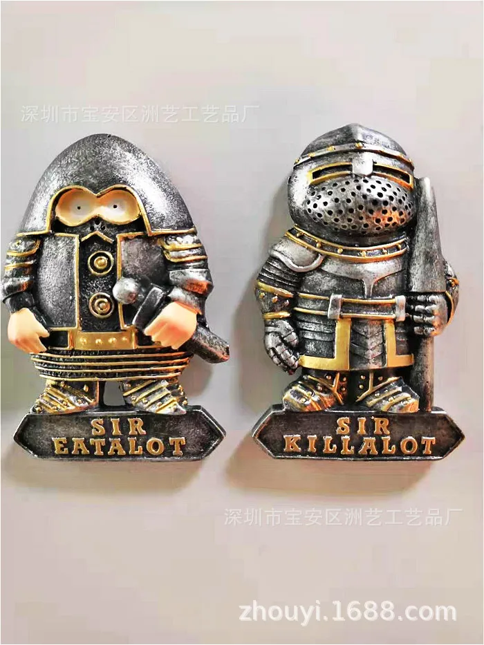 3d смолы магниты на холодильник милый античный солдат наклейки магнит Декор