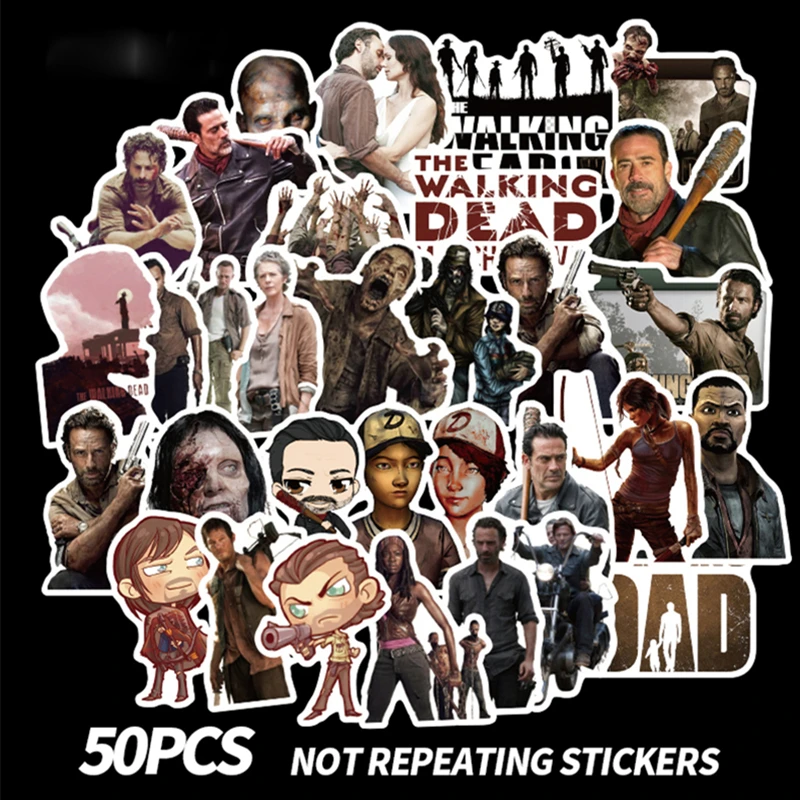 50 ⑤ упак. стикер ходячих мертвецов s Graffit для ноутбука холодильник телефон