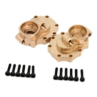 brass c seat gear inner cover rear axle gear cover housing set for 110 trx 4 trx 6 rc crawler car upgrade parts