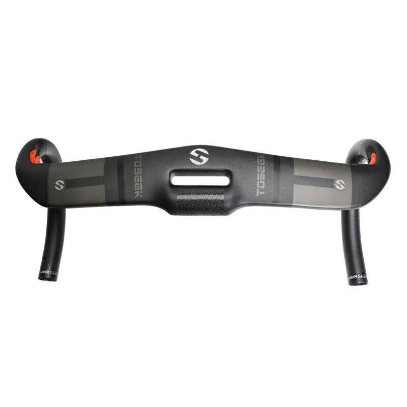 

TOSEEK Carbon Fiber Road Bike Handlebar Bicycle Drop Bar 31.8*400/420/440mm Handlebar For Road Bike Drop Bent Bar Bicicleta