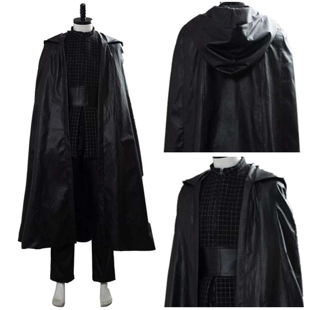 

Звезда косплей Skywalker Kylo Ren костюм униформа бен соло халат костюм Хэллоуин карнавальный костюм