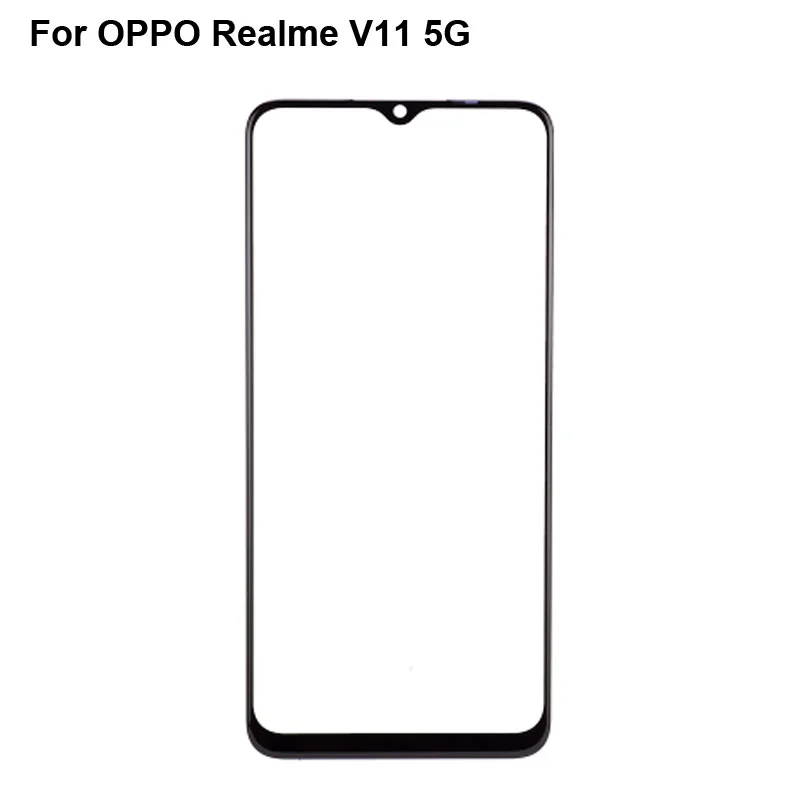 Для OPPO Realme V11 5G ремонт переднего внешнего стеклянного объектива сенсорный экран