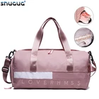 Модные сумки для фитнеса и спортзала, женская и мужская тренировочная сумка с буквенным принтом, дорожная женская сумка для выходных, спортивная гимнастика, новинка