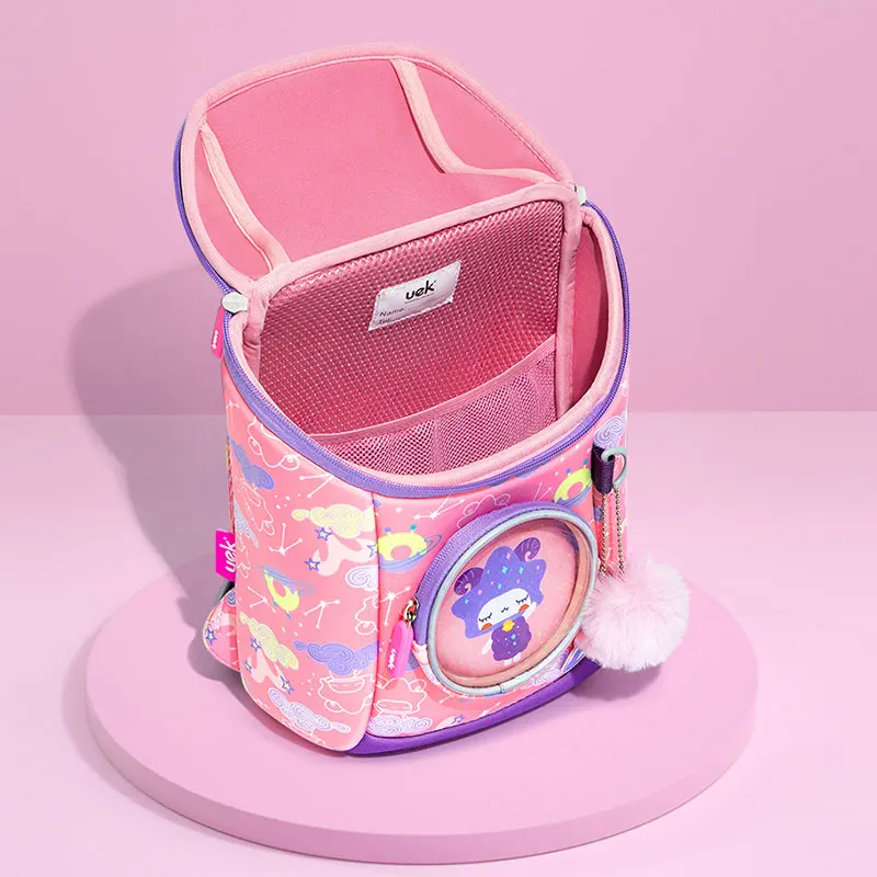 School Bags for Girls Pink Anime Kid Kindergarten Mochila Cartoon Outdoors Backpack Lightweigh Elementary Bookbag | Канцтовары для