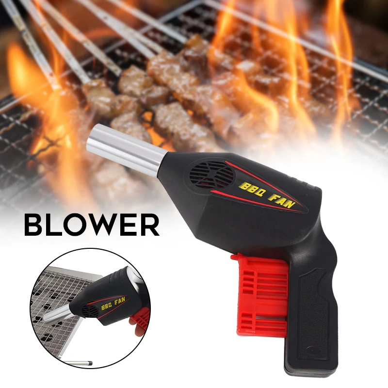 

Portable BBQ Air Blower Hand-held High Pressure Manual Blower Practical Cooking Fan for Outdoor Camping Cook Picnic