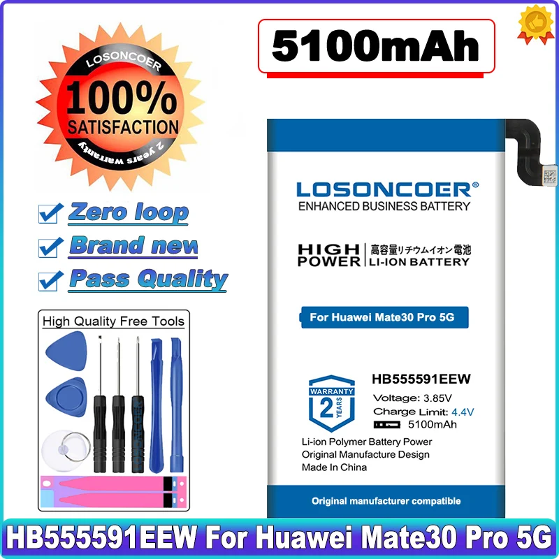 HB555591EEW HB486586ECW батарея для Huawei Mate30 Pro Mate30Pro Mate 30 5G V30 Nova6 SE TAS AN00|battery for|high capacity batterybattery