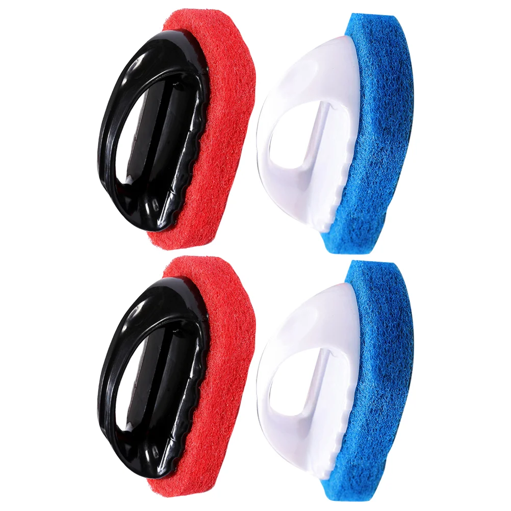 

4Pcs Sponge Cleaning Brush Kitchen Bathroom Cleaning Brush Washing Brush Sponge Scrubbers for Bathtub Tile Pan Dish (White