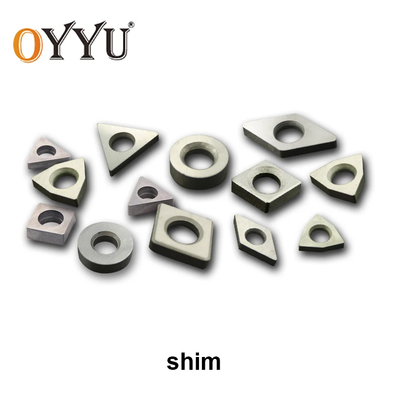 

OYYU 10pcs Shim MC1204 MD1103 MD1504 MD1506 MS1204 MS1904 MT1603 MT2204 MV1603 MW0804 CNC Lathe Turning Tool holder Accessories