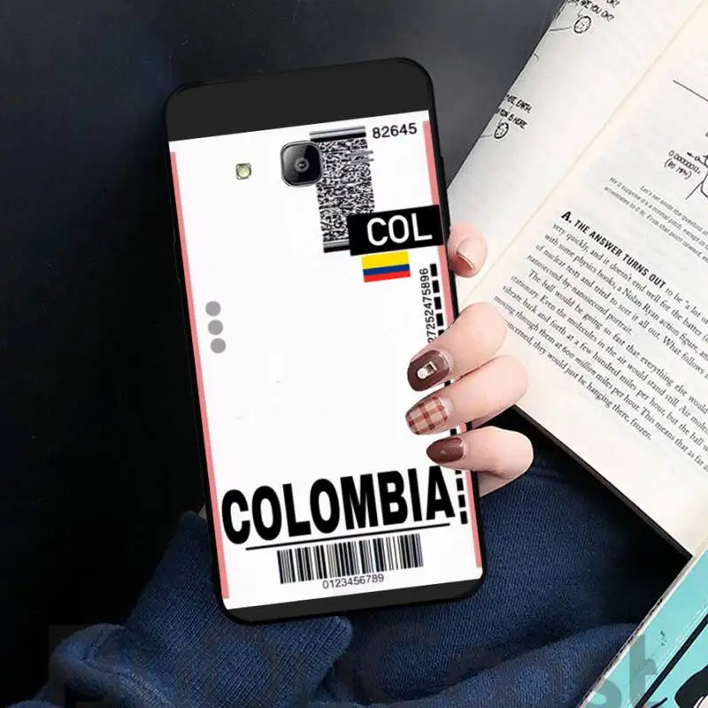 

Air ticket travel plane Phone Case For Samsung galaxy S 7 8 9 10 20 edge A 6 10 20 30 50 51 52 70 note plus