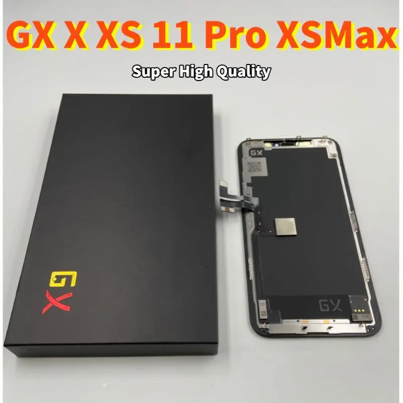 ЖК дисплей GX для iPhone X XS MAX мягкий сенсорный дигитайзер 3D в сборе сменный экран iPhoneX