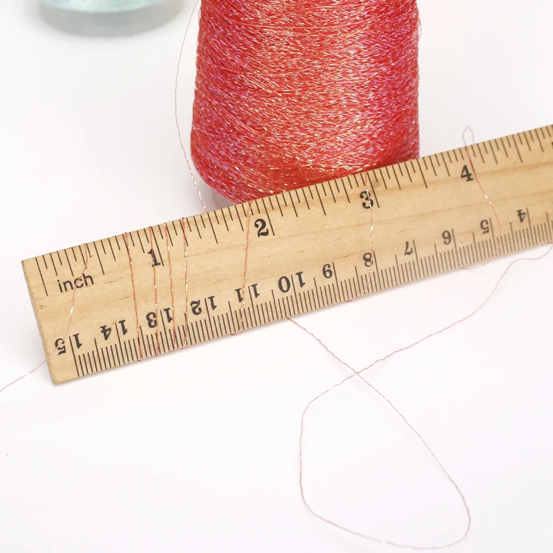 50 г/шарик Тонкая Золотая Серебряная пряжа Искрящаяся вязаная Пряжа Вязание