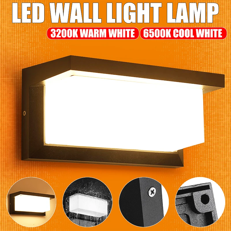 

18W LED Wall Light Waterproof 6-8m Motion Sensor Outdoor Light Lamp Garden Yard Lawn Porch Sconce Wall Lights Spotlight