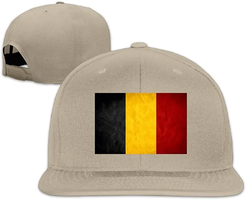 

Бейсболка в стиле ретро с флагом Бельгии, Регулируемая Кепка-тракер, банданы