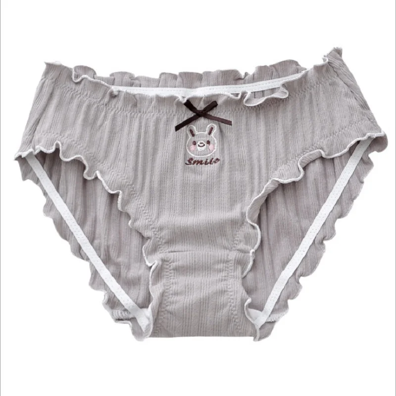 

Japanese Cartoon Animal Pure Cotton Cute Girl Sweet Student Briefs Sports Comfortable Mid-waist Ladies Panties Charming Panty