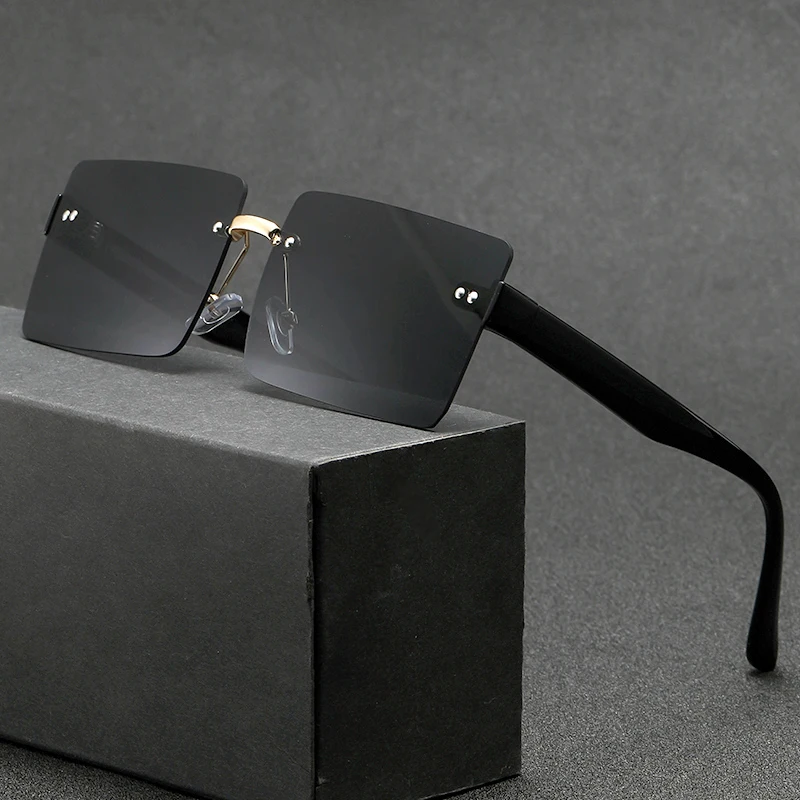 

2021 New Fashion Square Sunglasses Women Classic Trend Men's Plastic Sun Glasses Retro Luxury Brand Design Outdoor Mirror Uv400