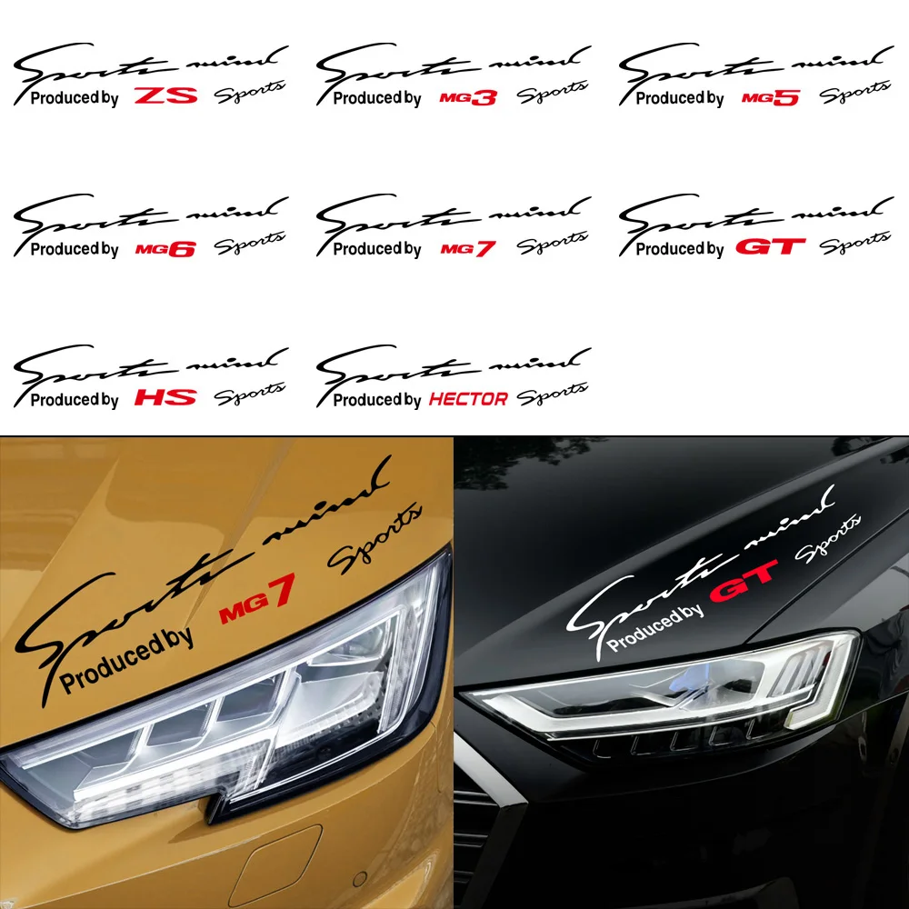 

Creative Car Lamp Eyebrow Sticker For MG ZS GS 3 5 6 7 350 550 996R 90S 995 ZT HS ZR SW GT Auto Headlight Eyebrow Decorate Decal