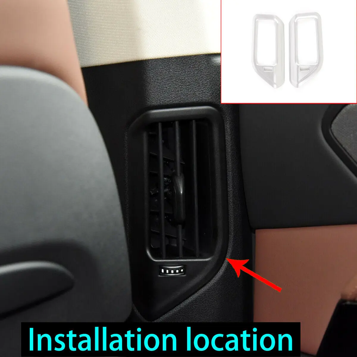 

Для BMW X5 G05 2019 X7 G07 2019 Задняя опора воздушный кондиционер крышка рамы вентиляционного отверстия