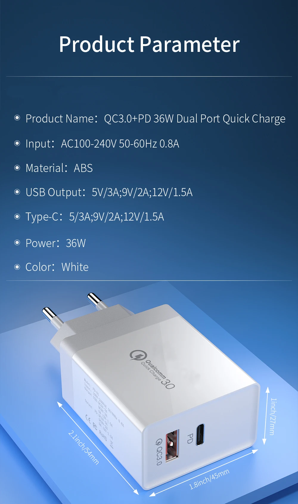 Usb type C PD зарядное устройство адаптер для iPhone 8 Быстрая зарядка QC3.0 Быстрая зарядка ЕС США вилка настенный мобильный телефон зарядное устройство для samsung htc