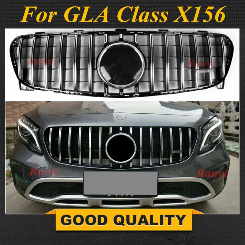 

Car Auto Front grille Suitable for NEW Mecedes GLA X156 Class Facelift GLA200 GLA250 GLA260 body kit font bumper racing grille