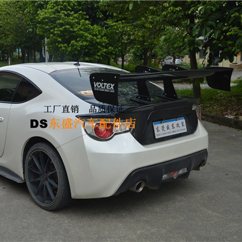 Авто-Стайлинг GT Стиль углеродного волокна спойлер заднего багажника крыла для